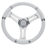 VS01 Steering Wheel -  Diameter 350mm - White Color - 62.00722.02 - Riviera 